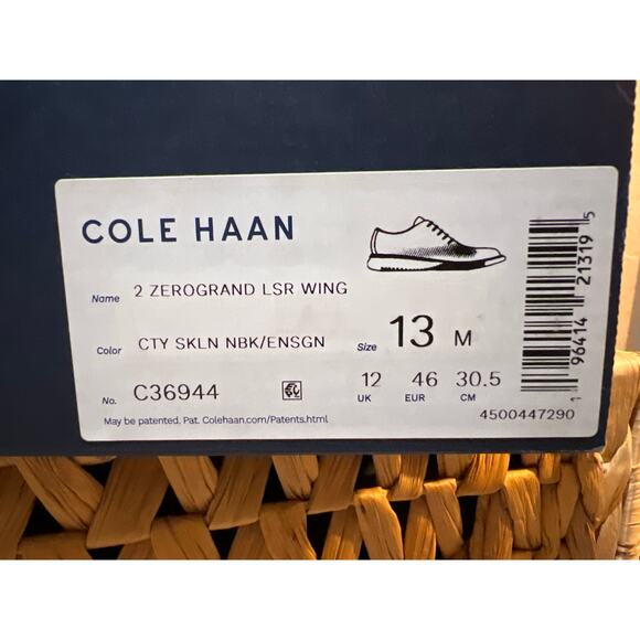 Cole Haan 2 Zerogrand LSR Wing - NIB - US 13 - Picture 7 of 7